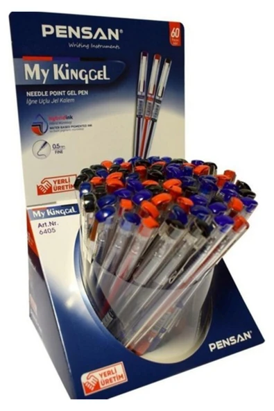 Pensan My-Kıng Jel Metal Klipsli Msk 60 Lı Std ürün görseli 1