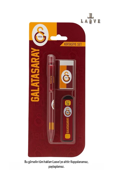 Galatasaray 3 Lü Yeni Sezon Kırtasiye Seti