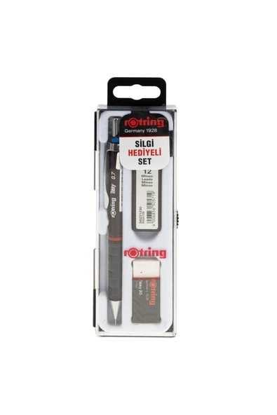 Rotring Versatil Kalem Tikky 0.7mm Silgi Uç Kırtasiye Seti Bordo Ro-kk07-07 2534 0769 2016 0769 ürün görseli 1