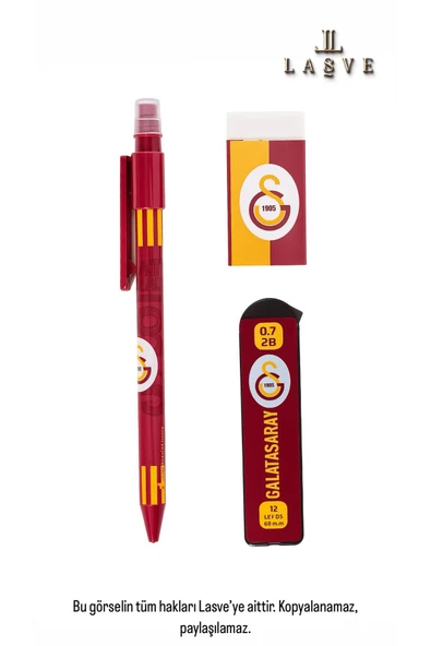 Galatasaray 3 Lü Yeni Sezon Kırtasiye Seti - 2