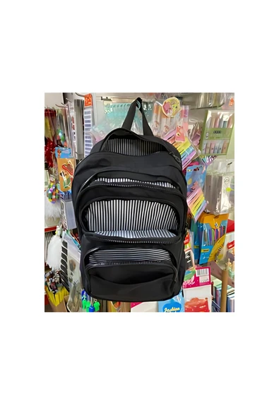 ASTRAL KRİNKIL SUYA DAYANIKLI KUMAŞ UNISEX SIRT ÇANTASI - 2