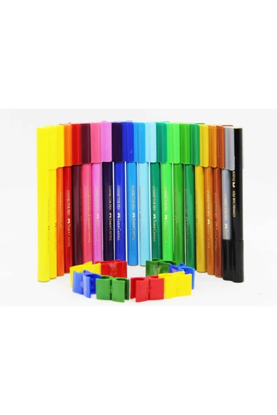 Faber Castell Eğlenceli Keçeli Kalem Seti 20 Renk - 2