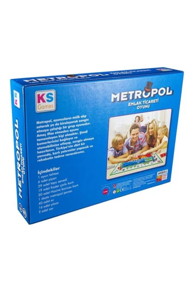 Ks Games Ks Game Metropol Emlak Ticaret Oyunu Monopoly Monopoli Yeni Model - 5