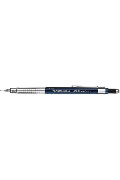 AyrStore Faber-Castell TK Fine Vario LÜX Versatil Kalem, 0.5 mm, Indigo, Ayarlanabilir Metal Uç, Sertlik - Resim 3