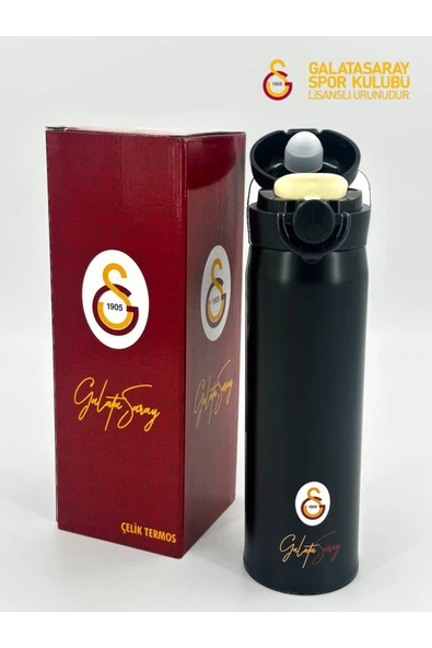 Galatasaray LİSANSLI ORİJİNAL YENİ SEZON GALATASARAY ÇELİK TERMOS MUG 500 ML - 2