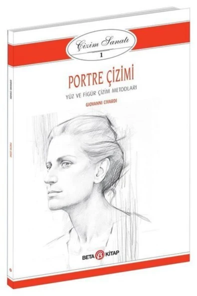 Beta Kitap Portre Çizimi - Çizim Sanatı 1 Giovanni Civardi Kitabı 64 Sayfa Beta Kitap ürün görseli