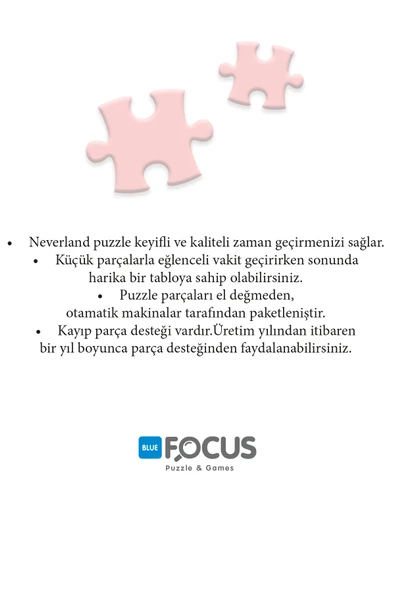 Blue Focus 1000 Parça Puzzle - Mona Lisa - 4