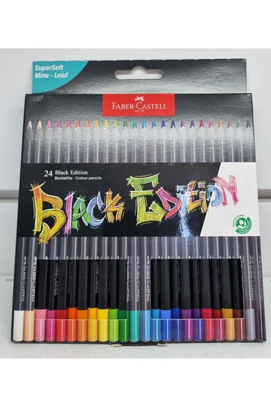Faber Castell Faber-Castell boya kalemi Black Edition 24 renk