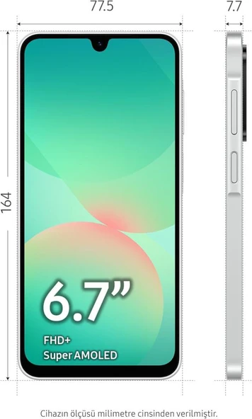 Samsung Galaxy A26 256 GB 8 GB Beyaz Outlet - 3