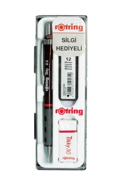 Rotring Tıkky Versatil Okul Seti 0.5 Bordo