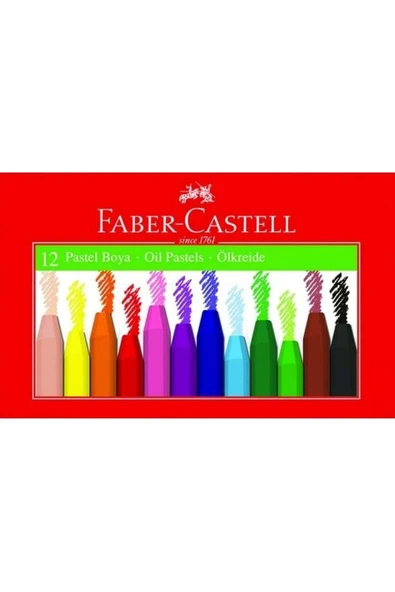 Faber Castell 12 Renk Karton Kutu PASTEL BOYA ürün görseli 1
