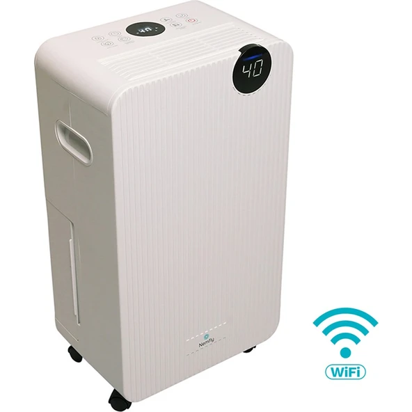 FLY10 Akıllı ( Wi-Fi ) Ev Tipi Nem Alma ve Hava Temizleme Cihazı - 4