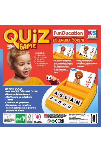 Ks Games 25120 Quiz Game Türkçe -ks Game - Resim 2