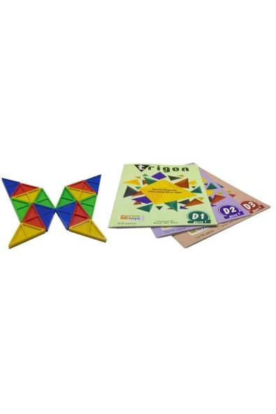 NewToys New Toys Trigon Oyunu Modern Üçgen Tangram Trigon Geometrik Zeka Oyunu - Resim 4
