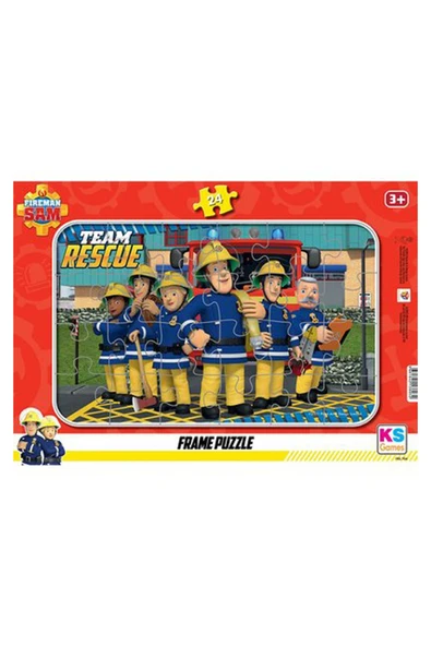 Ks Games Fairies Frame Puzzle/Yapboz 24 Parça 3+ Yaş ve Sezgi Store Cetvel - 2