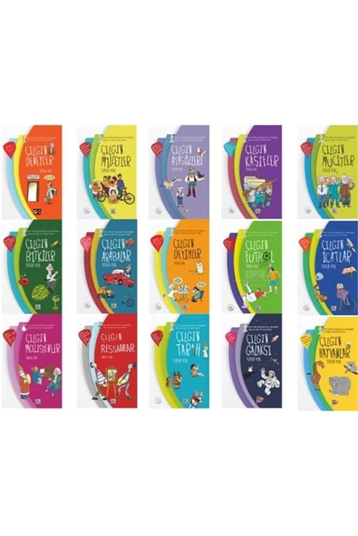 Nesil Yayınları Genç Nesil Çılgın Bilgiler Serisi 15 Kitap Set Yusuf Asal (ciltli)