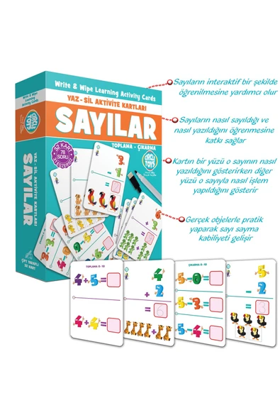 Circle Toys Yaz-Sil Sayılar - 2