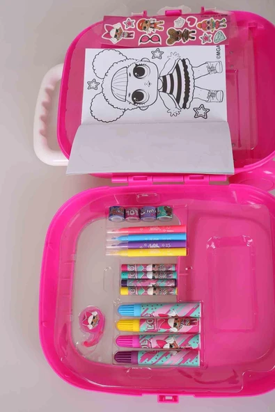 L.O.L. SURPRISE Lisanslı L.o.l Surprıse Çek Çek Çantalı Boyama Seti - 6