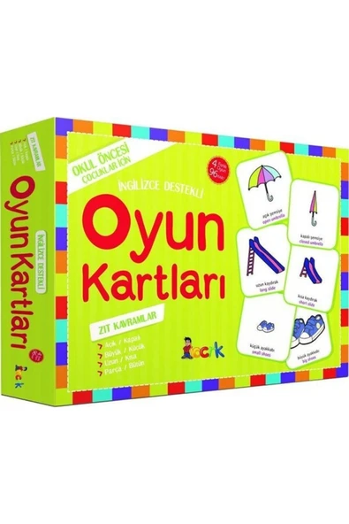 Bıcırık Yayınları Ingilizce Destekli Oyun Kartları - Zıt Kavramlar ürün görseli 1