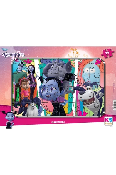 Ks Games Puzzle 24 Parça Vampirina Frame Puzzle - 2