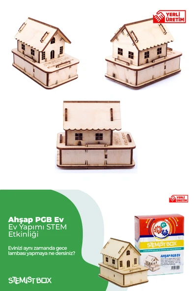 Stemist Box Ahşap Rgb Ev Demonte Uzaktan Eğitime Uygun Stem Eğitici Set - 2