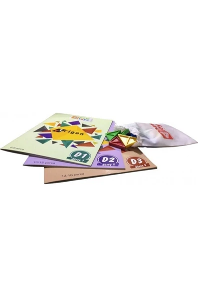 NewToys New Toys Trigon Oyunu Akıl Zeka Oyun Gelişmiş Tangram 3 Kitapçıklı - 3
