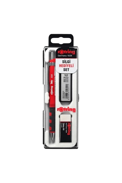Rotring Tikky0.5 Versatil Kalem Kırmızı Set ürün görseli 1