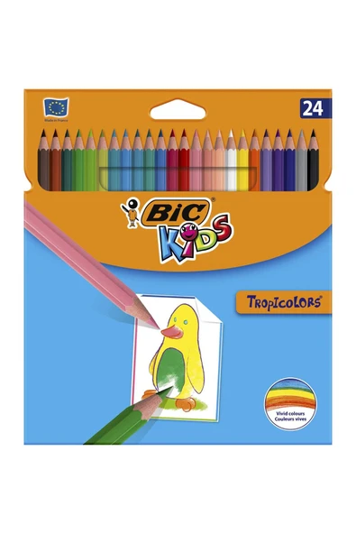 Bic Tropıcolors 24 Renk Kuruboya 9375183
