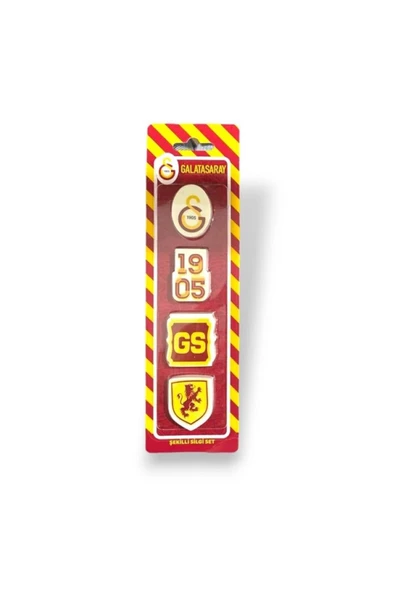 Galatasaray 555770 4'LÜ SİLGİ SETİ