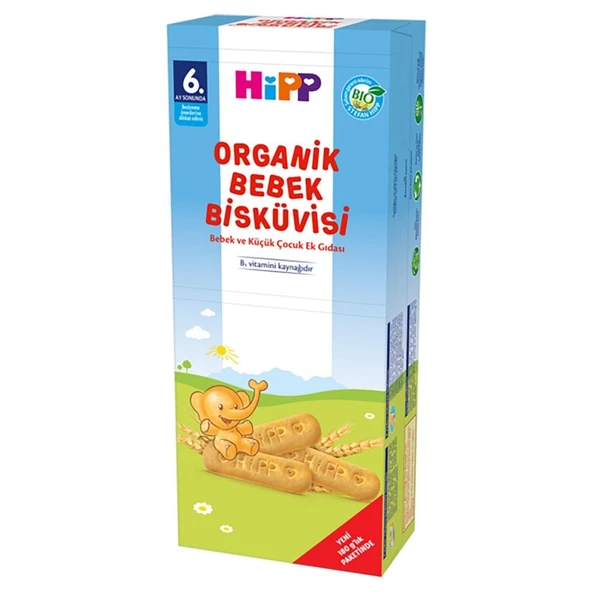 p Organik Bebek Bisküvisi 180 Gr - Resim 2