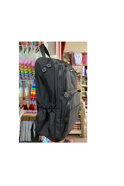 ASTRAL KRİNKIL SUYA DAYANIKLI KUMAŞ UNISEX SIRT ÇANTASI - 3