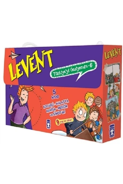Timaş Çocuk Levent Türkiye'yi Geziyorum 6 Set (5 Kitap Takım) ürün görseli 1