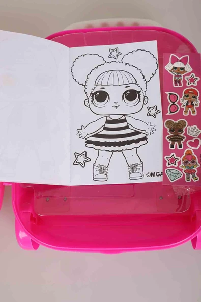 L.O.L. SURPRISE Lisanslı L.o.l Surprıse Çek Çek Çantalı Boyama Seti - 5