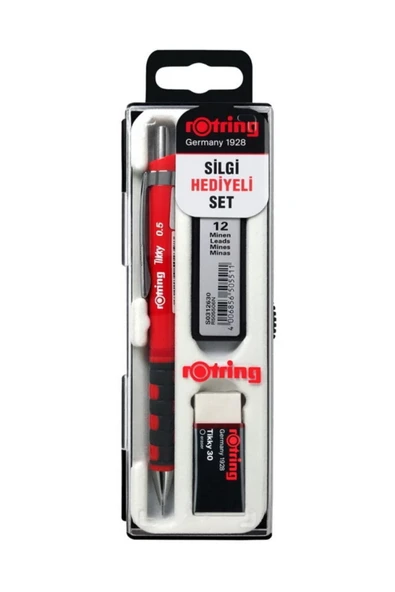 Rotring Tikky 0.7 Kırmızı Uçlu Kalem Okul Seti Tikky Versatil Okul Seti 0.7 ürün görseli 1