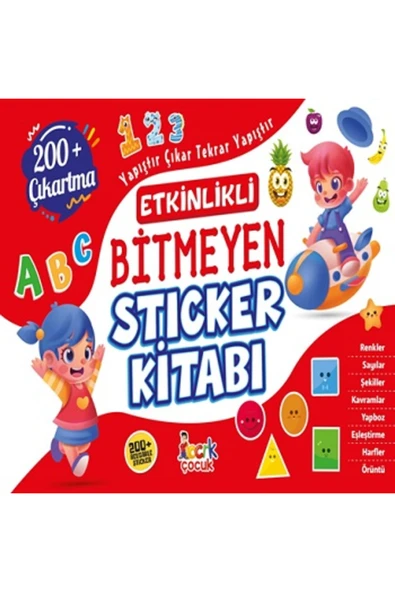 Bıcırık Yayınları Etkinlikli Bitmeyen Sticker Kitabı Tuba Öztürk Kitabı 8 Sayfa Bıcırık Yayınları