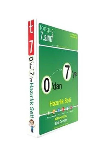 Tonguç Yayınları 0'dan 7'ye Konu Anlatımlı Soru Bankası Set