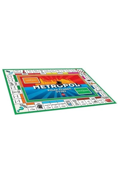 Ks Games Metropol Emlak Ticareti Oyunu ve CRP Toys Doğal Ahşap Denge Oyunu 54 Parça - 2