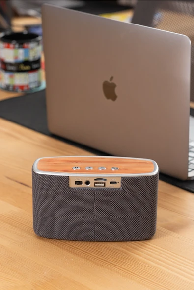 Jopus Stereo Ses USB Aux Girişli Radyolu Bluetooth Hoparlör Carina - 6