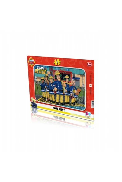 Ks Games Puzzle 24 Parça Fireman Sam Frame Frs704