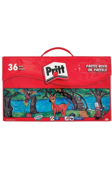Pritt Marka: 36 Renk Çantalı Pastel Boya 1048065 Kategori: Pastel Boya