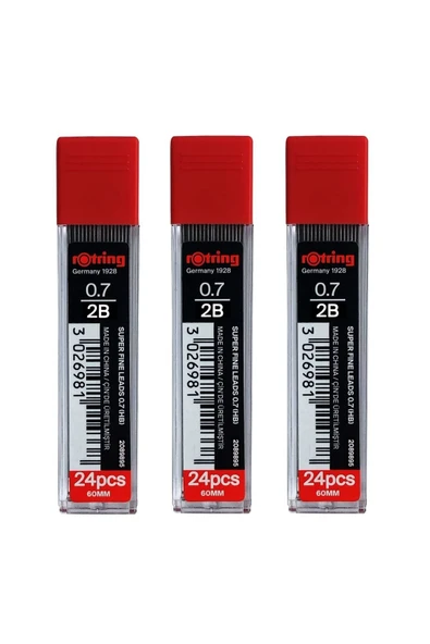 Rotring Süper Polimer 0,7 Kalem ucu (6 Adet) - 2