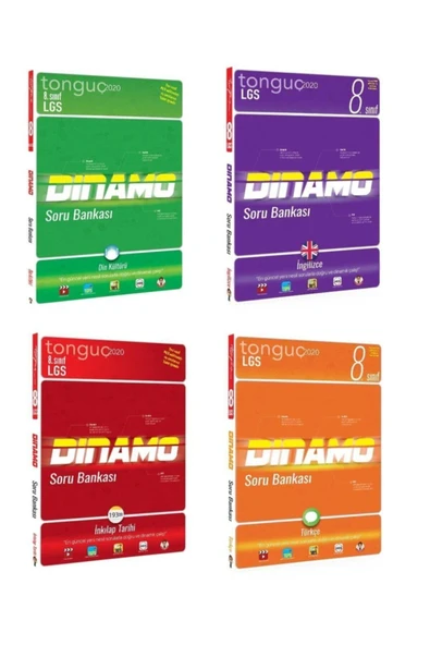 Tonguç Yayınları 8. Sınıf Sözel Dinamo Soru Bankası Seti ürün görseli 1