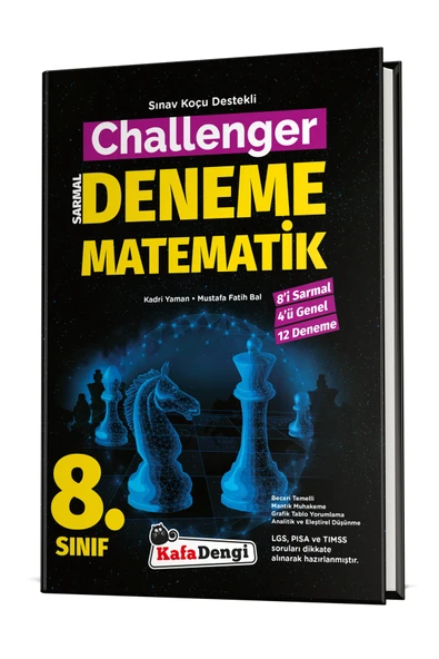 Kafa Dengi Yayınları 8. Sınıf Matematik Challenger (12'Lİ) Branş Denemesi - Tümü Video Çözümlü ürün görseli 1