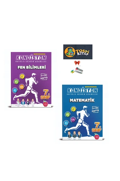 Newton Yayınları YENİ----7.SINIF KONDİSYON +FEN BİLİMLERİ +  MATEMATİK DENEMESİ 37 HAFTA ürün görseli 1