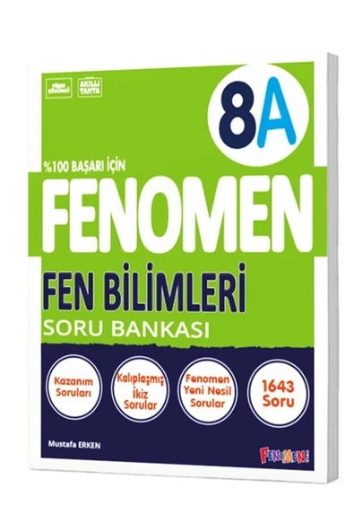 Fenomen Yayıncılık Fenomen Yayınları 8 Sınıf Fen Bilimleri A Soru Bankası LGS ürün görseli 1