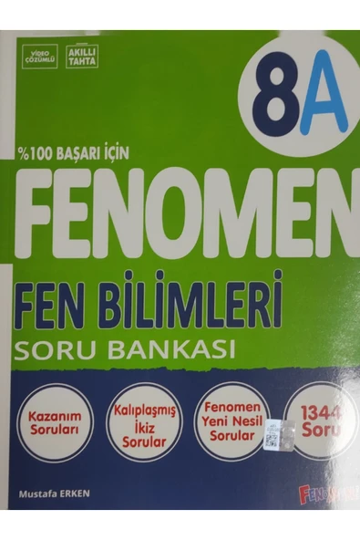 Fenomen Yayıncılık Edu Kırtasiyem 8. Sınıf Fen Bilimleri (A) Soru Bankası ürün görseli 1