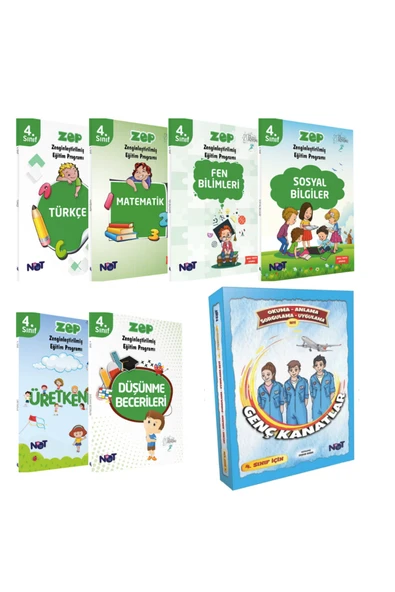Binot Yayınları BİLSEM 4.SINIF HAZIRLIK SETİ & BİNOT 4.SINIF OKUMA ANLAMA SORGULAMA UYGULAMA SETİ ürün görseli 1