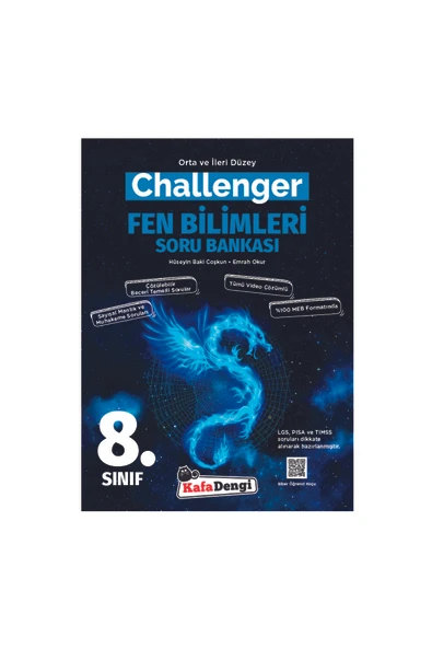 Kafa Dengi Yayınları 8.Sınıf Challenger Matematik Türkçe Fen Soru Bankası Seti KafaDengi Yayınları - Resim 4
