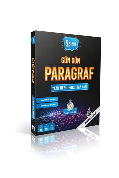 Strateji Yayıncılık Strateji 5. Sınıf Gün Gün Paragraf Soru Bankası ürün görseli 1