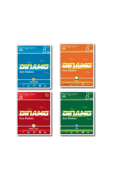 Tonguç Yayınları Tonguç 8 Sınıf Soru Bankası Dinamo Seti 4 Lü ürün görseli 1